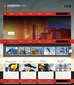 Mẫu website cho công ty xây dựng.