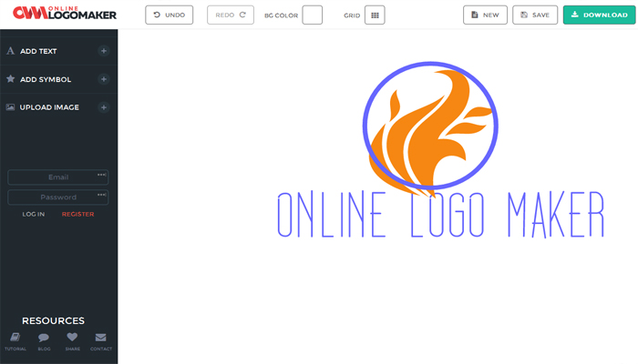 Phần mềm thiết kế logo online - CoolArchive Logo Maker
