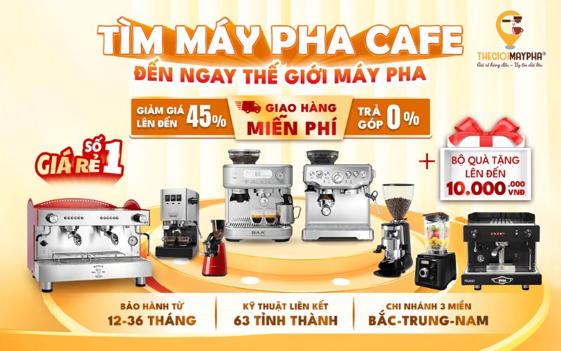 Mua máy pha cà phê chính hãng tại thegioimaypha