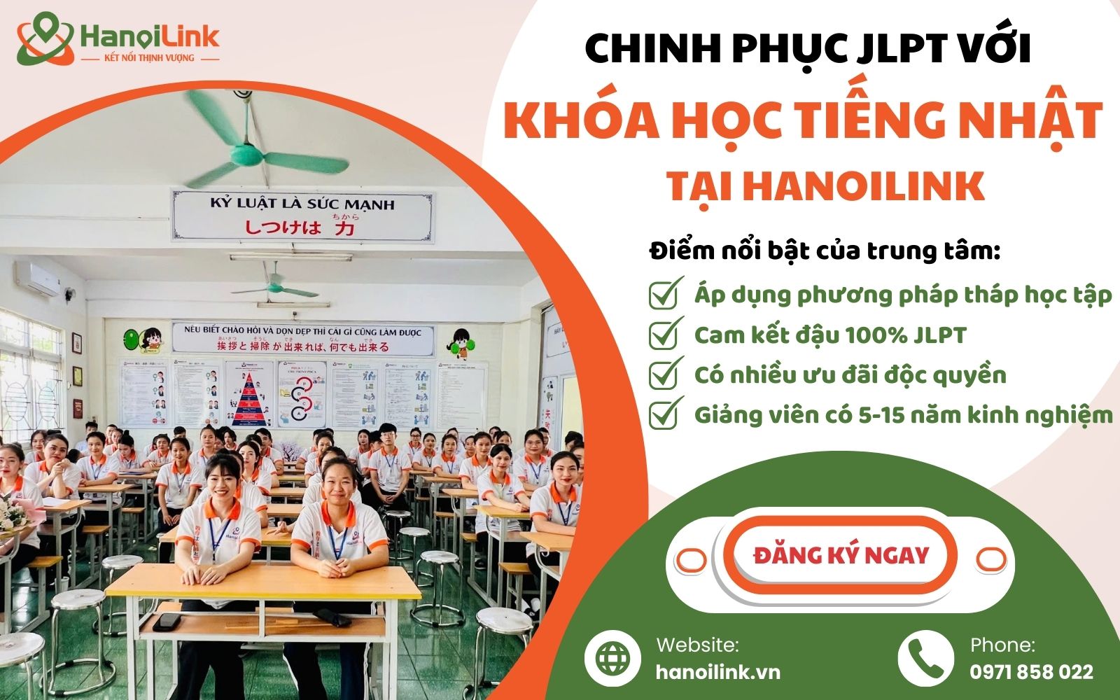 Trung tâm Đào tạo tiếng Nhật HanoiLink