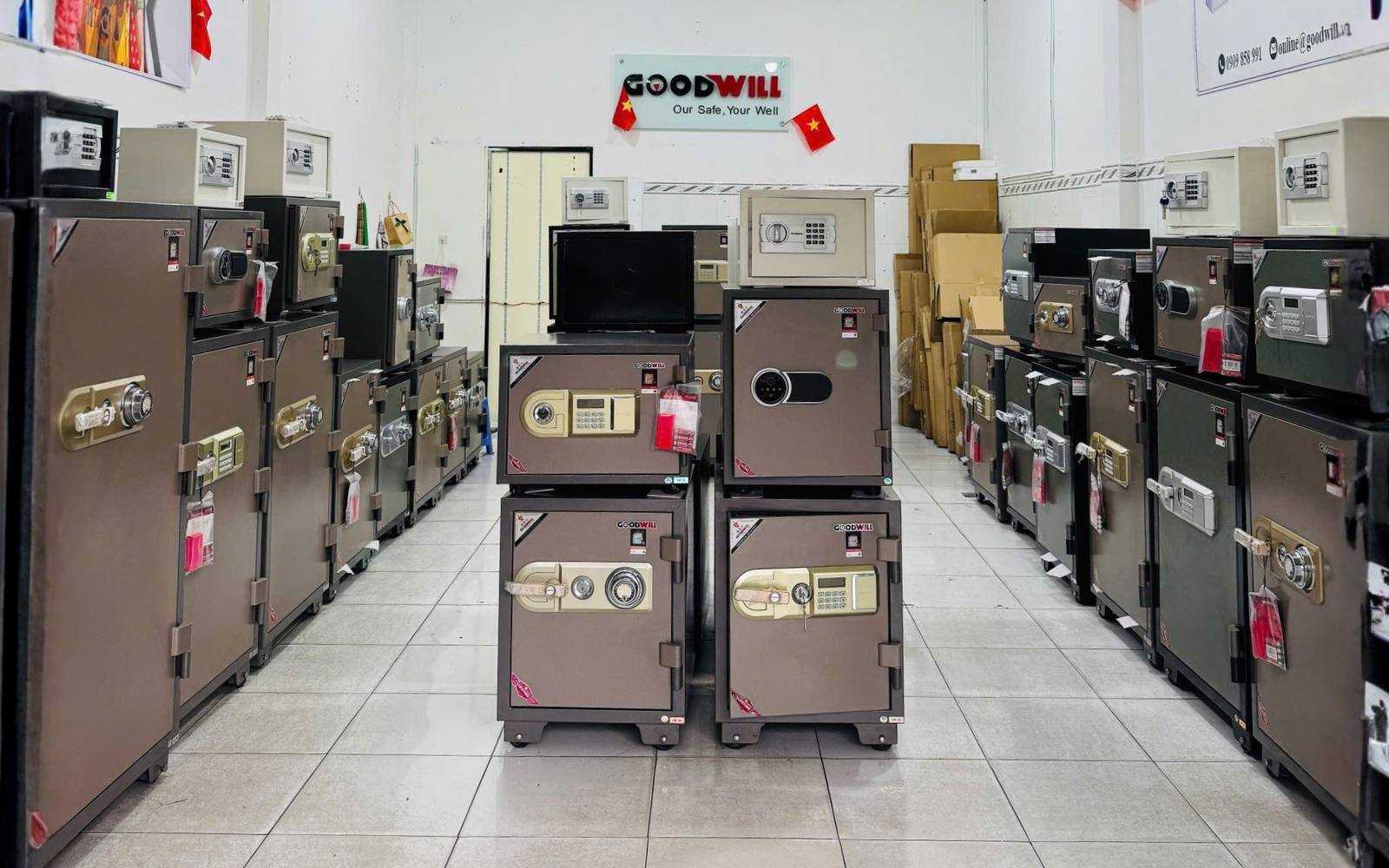 có nên mua két sắt Goodwill không?