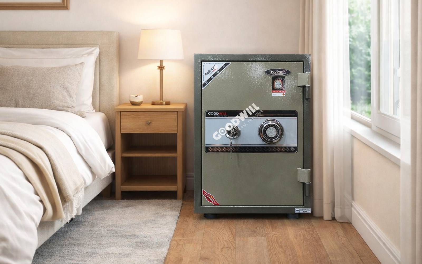 Két sắt Goodwill được thiết kế hiện đại nhiều tính năng